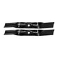 GX25668 High Lift Lawn Mower Blade (2) Pack Fits John Deere S240 X350 Z335E