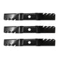 490-110-M178 Mulching Lawn Mower Blades (3) Pack Fits Troy Bilt Super Bronco 50