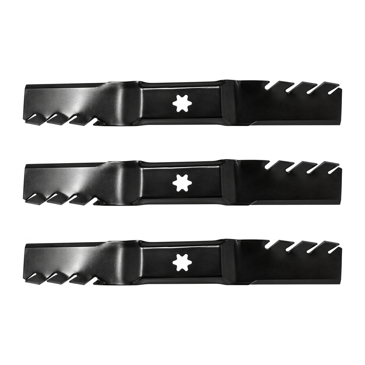 490-110-M178 Mulching Lawn Mower Blades (3) Pack Fits Troy Bilt Super Bronco 50
