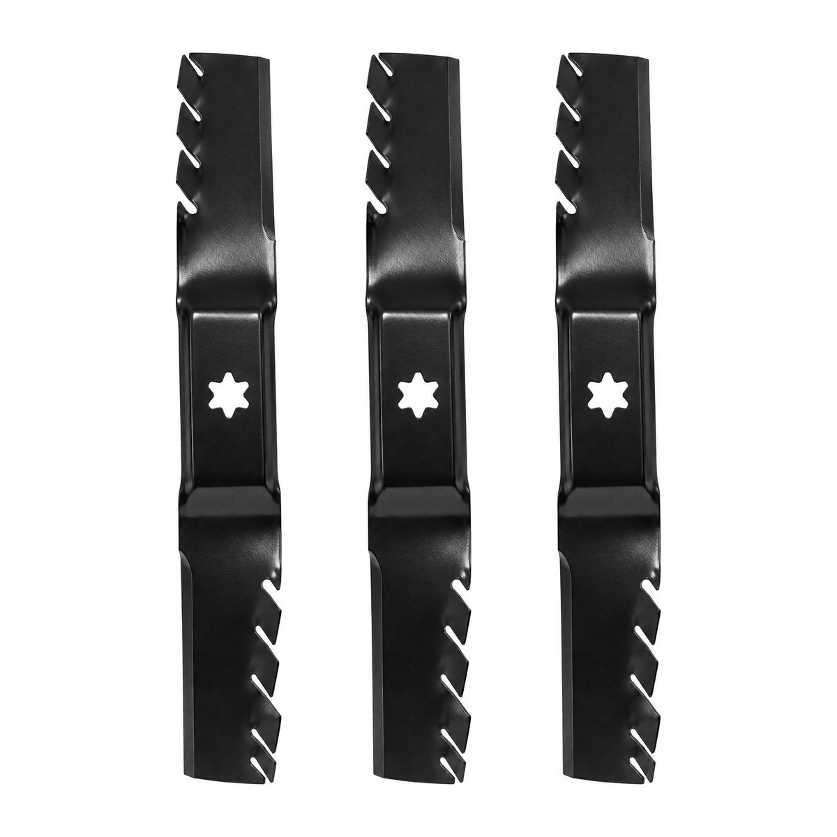 CMXGZAM110178 Mulching Lawn Mower Blades (3) Pack Fits Craftsman G8200 G8300