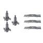 Spindles & Blade Kit for 54" Deck
 Fits AYP Replaces 187254