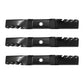 942-05056 Mulching Lawn Mower Blades (3) Pack Fits Cub Cadet XT1 GT54 XT2 LX54