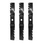 CMXGZAM110143 Mulching Lawn Mower Blades (3) Pack Fits Craftsman G8400 T310