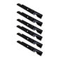 Six (x6) New Notched Mower Blades Fits Toro 74862 Zero Turn 54" Deck 115-2454-03