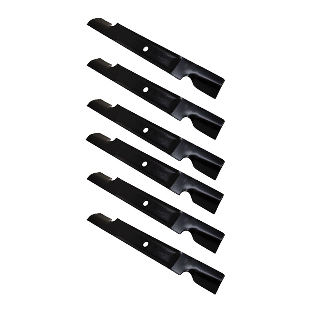 Six (x6) New Notched Mower Blades Fits Toro 74862 Zero Turn 54" Deck 115-2454-03