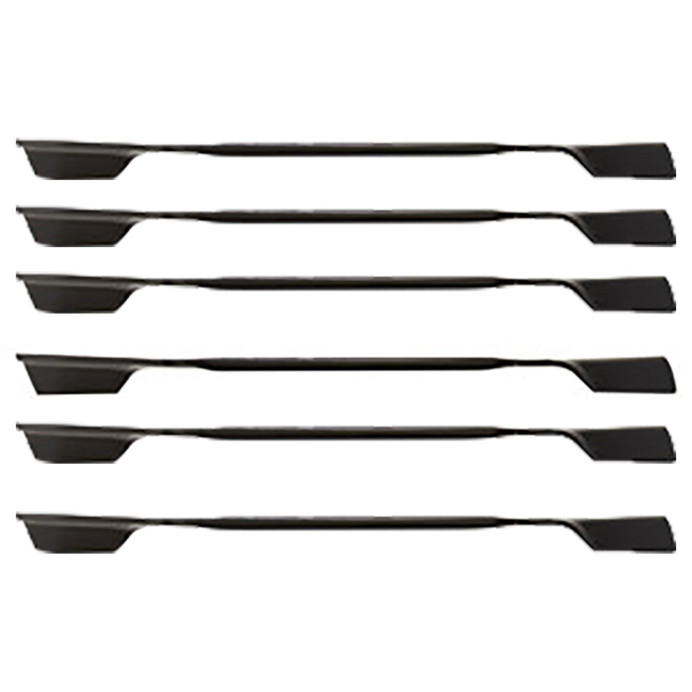 Set of Six Notched Mower Blades Fits Exmark Quest w/ 54" Deck Fits XHT B1TR3201