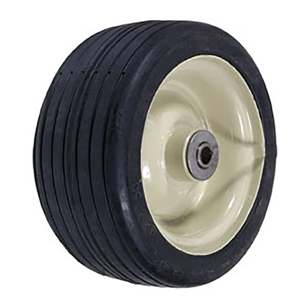 B1WL47 New Wheel Assembly Fits Woods 8 x 3.5 Tan 3-13/32" Hub