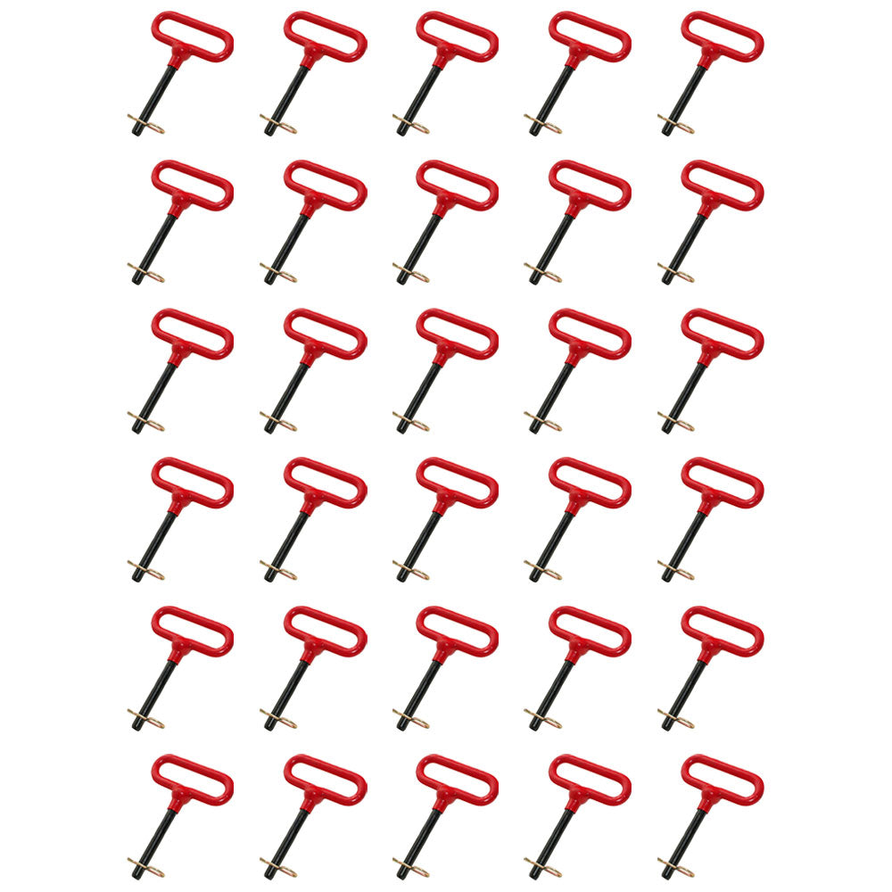 Qty 30: Red Handle Hitch Pin Fits Universal Products Replaces B504050_x30