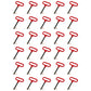 B504050 P700511 (30) Red Head Hitch Pin Pins 1/2" Dia 6-5/8" Long 3-5/8" Usable