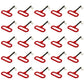 B504050 P700511 (30) Red Head Hitch Pin Pins 1/2" Dia 6-5/8" Long 3-5/8" Usable