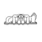 MANIFOLD Fits Ford 2000 4000 501 600 601 700 701 800 801 900 901 NAA/Jubilee
