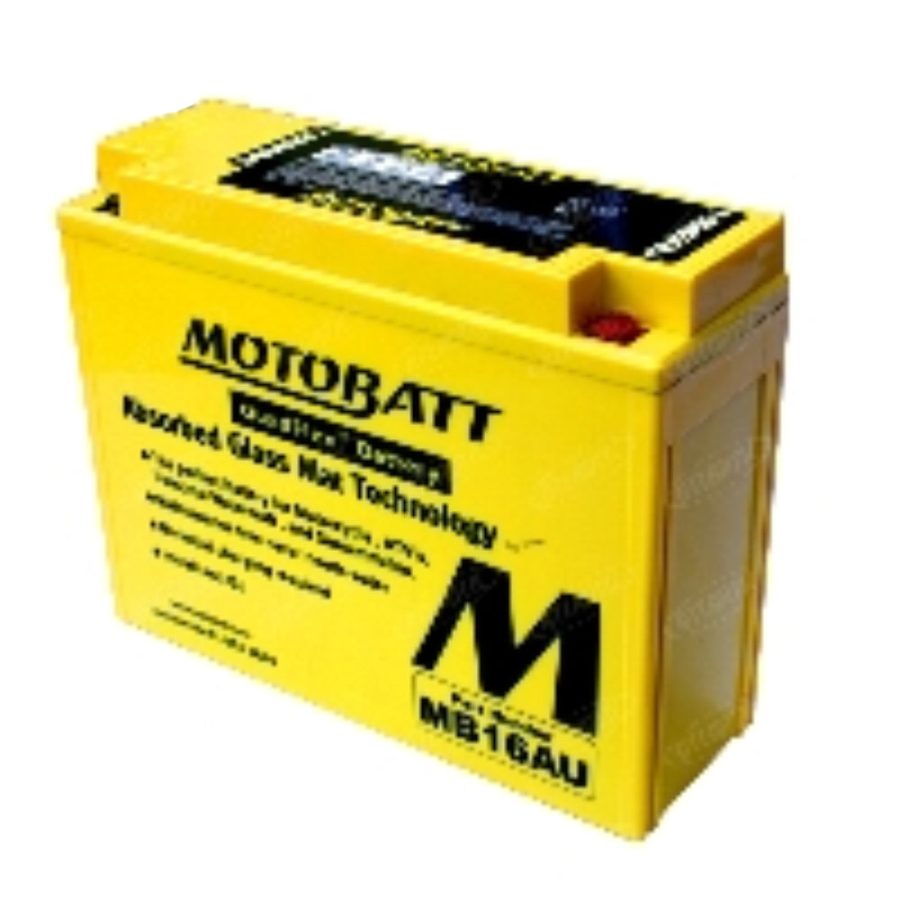 YB16ALA2 20.5AH Fits Motobatt Battery With 2 Terminals For Du Fits CATi, Fits Ya