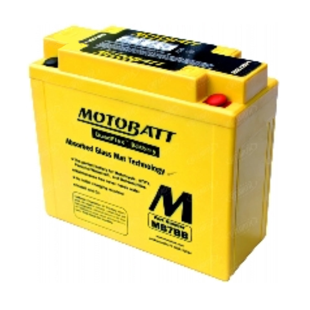 YB7B Universal Fits Motobatt Battery With 10 Hour Life Fits Yamaha MC