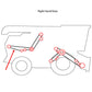 5/8" x 233" Classical V-Belt Fits Massey Ferguson Replaces 16802030W1