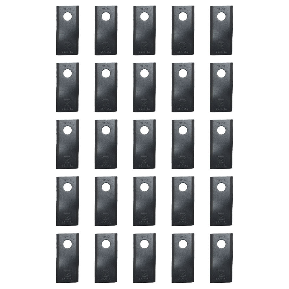 25 of Disc Mower Blades Left Hand 95 MM x 45 MM w/ 16.25 MM Hole 561-512-10