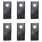 21009432 Qty. 6: Left Hand Disc Mower Blade
 Fits Sitrex