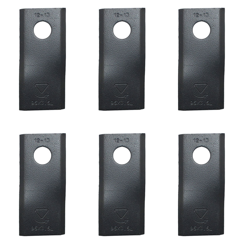 KN56151210 Qty. 6: Left Hand Disc Mower Blade  Fits Frontier