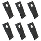 Qty. 6: Left Hand Disc Mower Blade
 Fits Ford/New Holland Replaces 766726