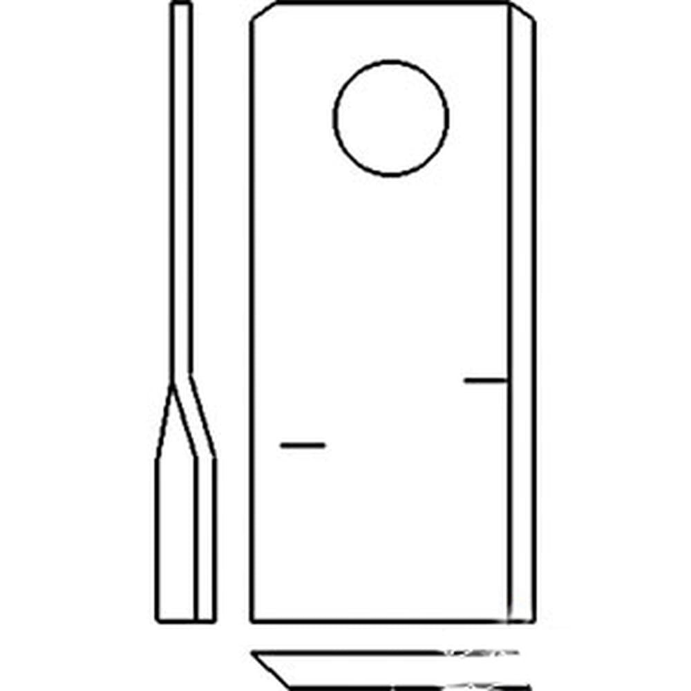 RH Disc Mower Blade Fits Krone Replaces BHH90-0028