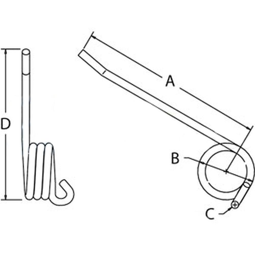 RH Outer Pickup Tooth Fits John Deere Models