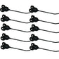 Qty 10: Rubber Mtd Baler Tooth Fits Edcor Replaces RTIHVR-92