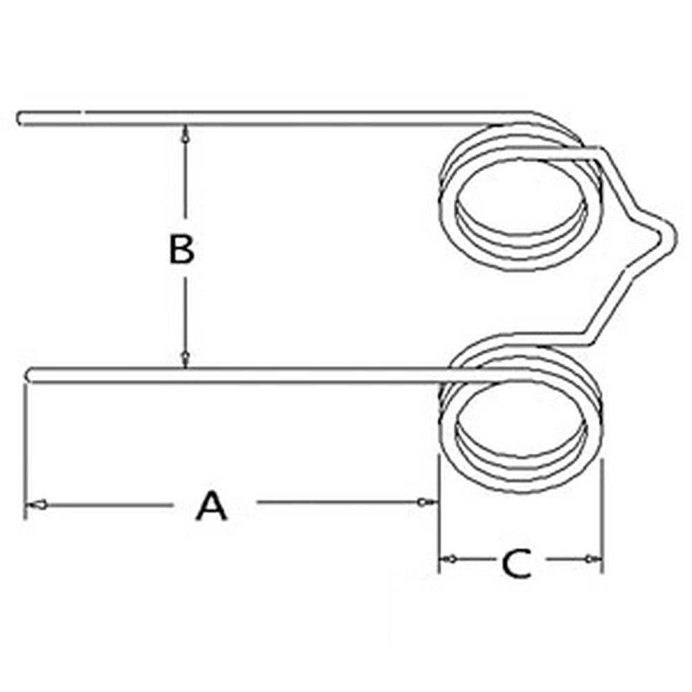 Fits New Holland Spring Part # 146545