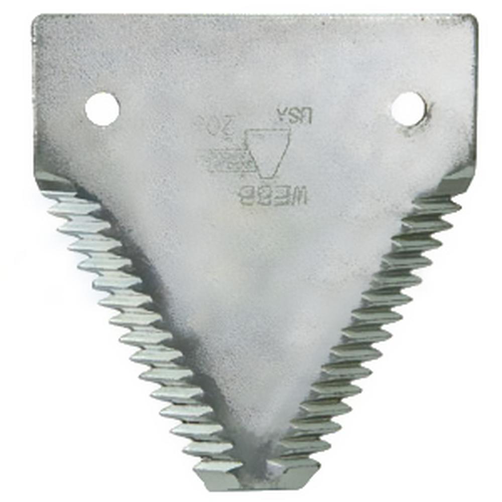 232-981 Overlap Chrome Xtra Heavy 11 Gauge Sabre Tooth for Hesston Twin Sickle