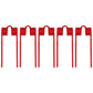 Qty 5: Baler Tooth Fits Edcor Replaces TEKR3