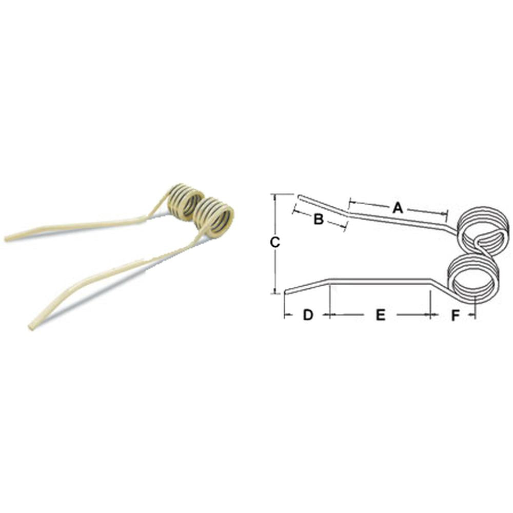 Tedder Tooth Fits Hesston Models Replaces 51001289, 96PZ4, PZ111