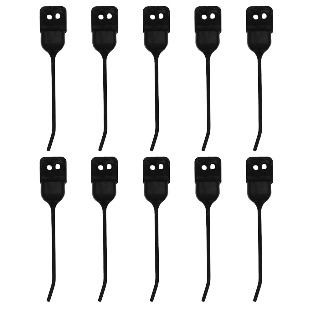 Pack of Ten Left-Hand Rubber Teeth Fits NH 258 LH w/ 259 Rolabar Rake 80850613