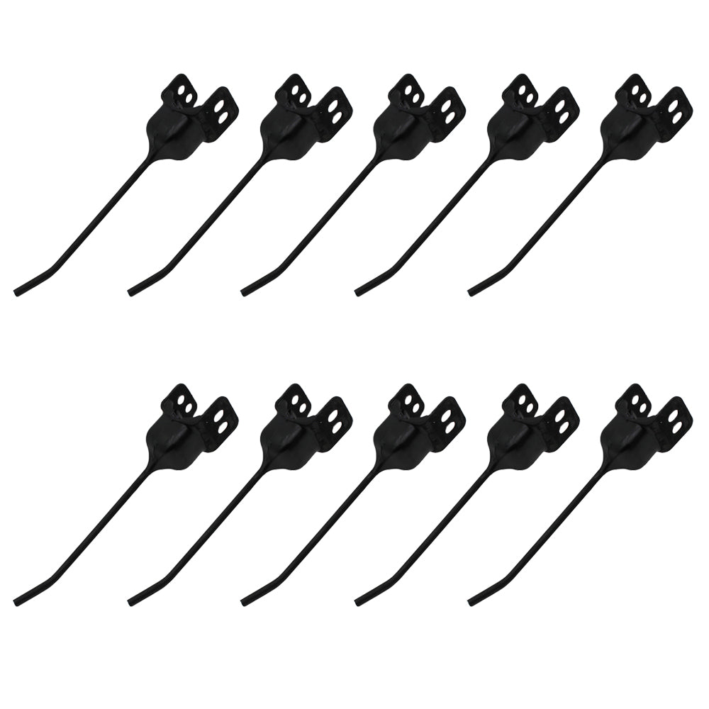 (10) LH Rubber Mounted Hay Rake Teeth 850613 Fits New Holland 258 65668 RTIANHL
