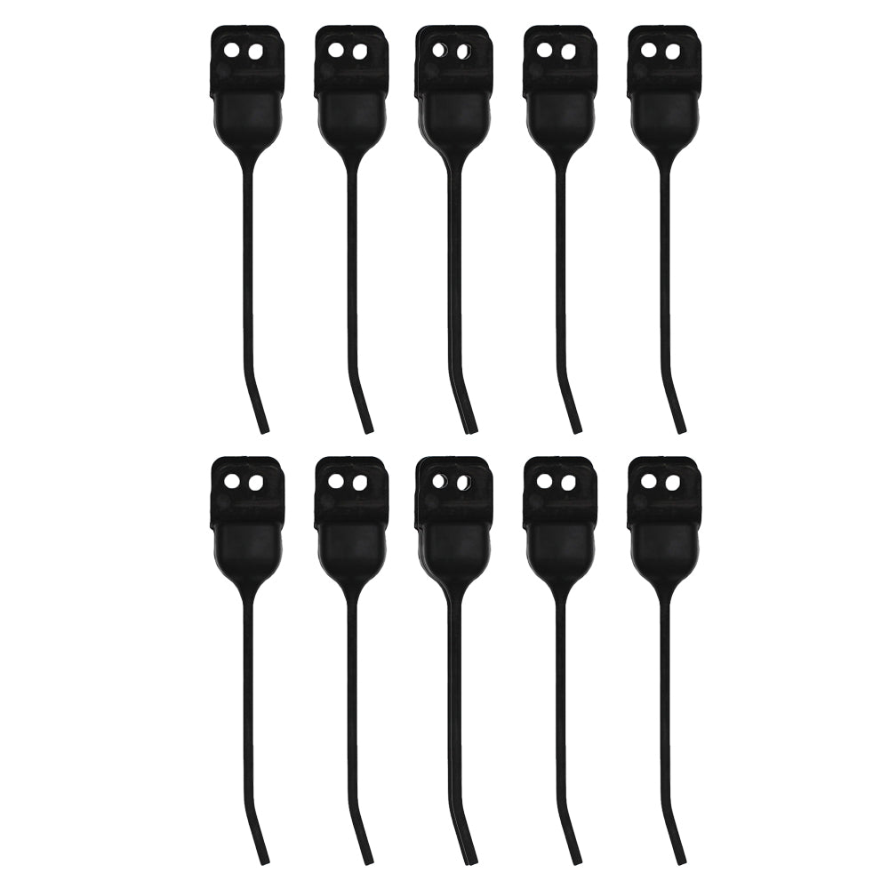 Pack of Ten Left-Hand Rubber Teeth Fits NH 258 LH w/ 259 Rolabar Rake 80850613