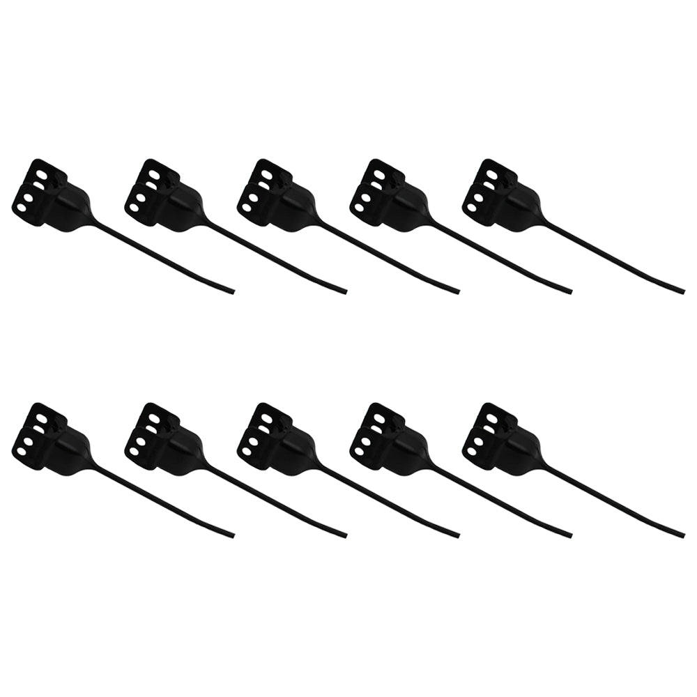Pack of Ten Left-Hand Rubber Teeth Fits NH 258 LH w/ 259 Rolabar Rake 80850613