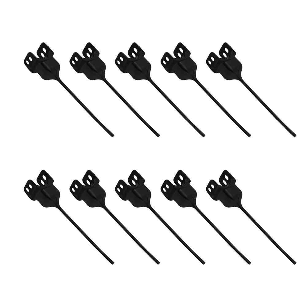 Qty 10: LH Rubber Mounted Tooth Fits Ford/New Holland Replaces 65668