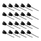 Qty 20: LH Rubber Mounted Tooth Fits Ford/New Holland Replaces 65668