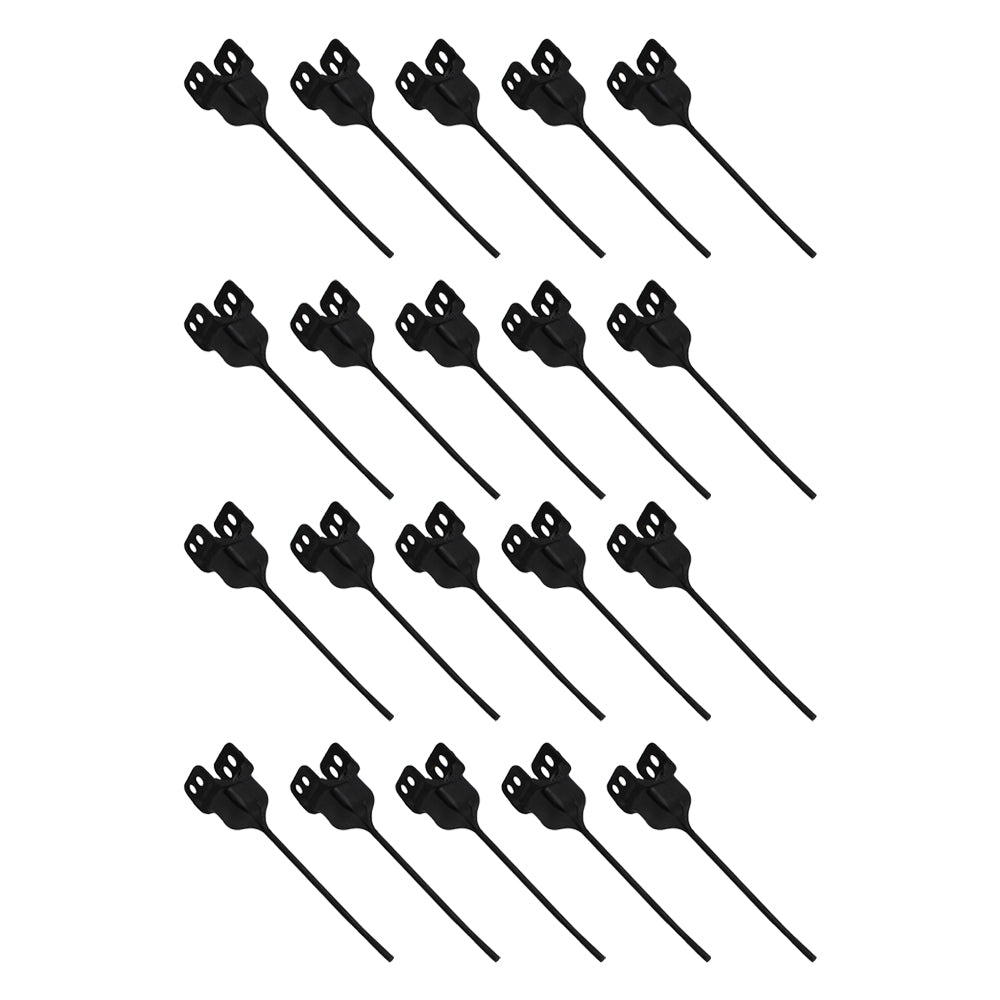 Qty 20: LH Rubber Mounted Tooth Fits Ford/New Holland Replaces 65668