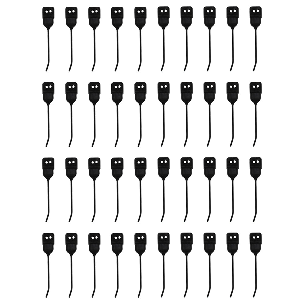 Qty 40: LH Rubber Mounted Tooth Fits Ford/New Holland Replaces 65668