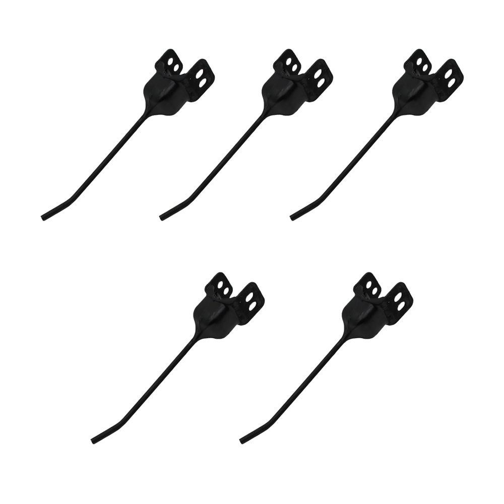 (5) LH Rubber Mounted Hay Rake Teeth 850613 Fits New Holland 256 258 65668