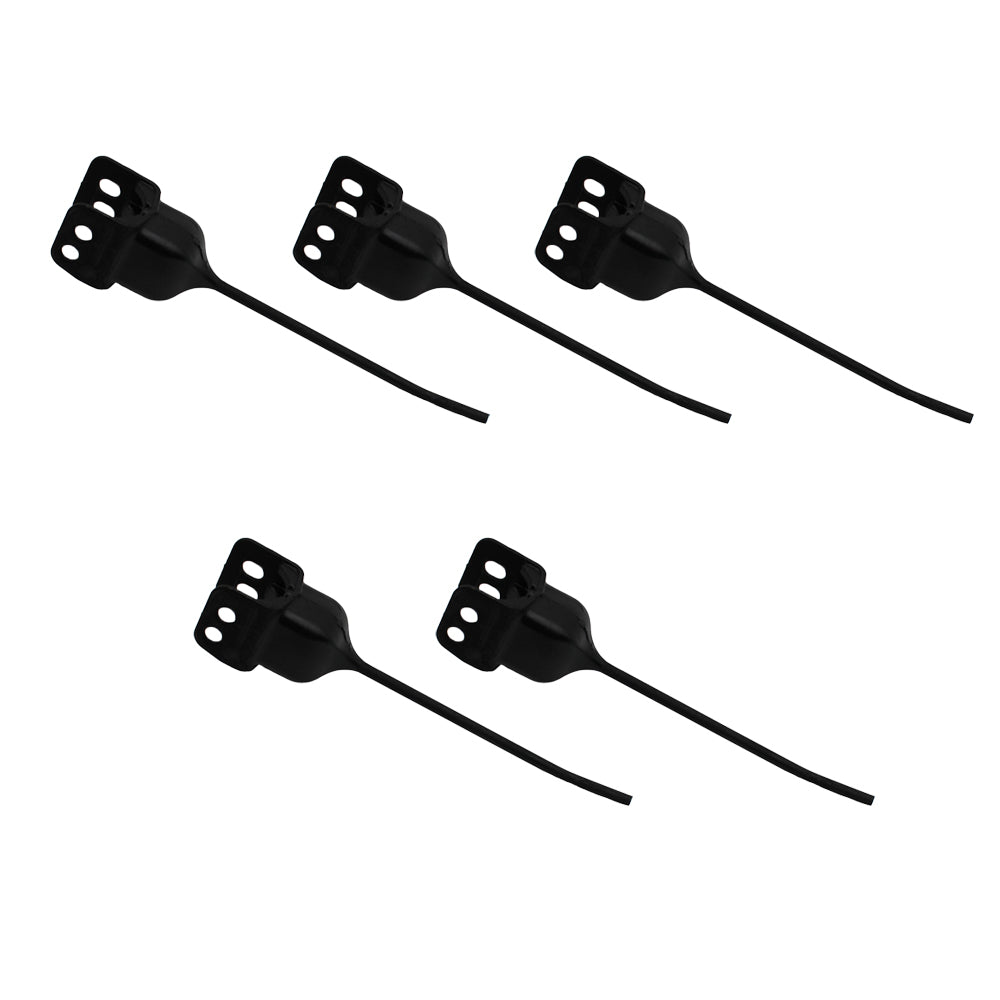 Qty 5: LH Rubber Mounted Tooth
 Fits Massey Ferguson Replaces 580848M1