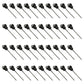 300312 806-001 Set of 40 Rubber Rake Teeth Fits Heath Bean Windrowers