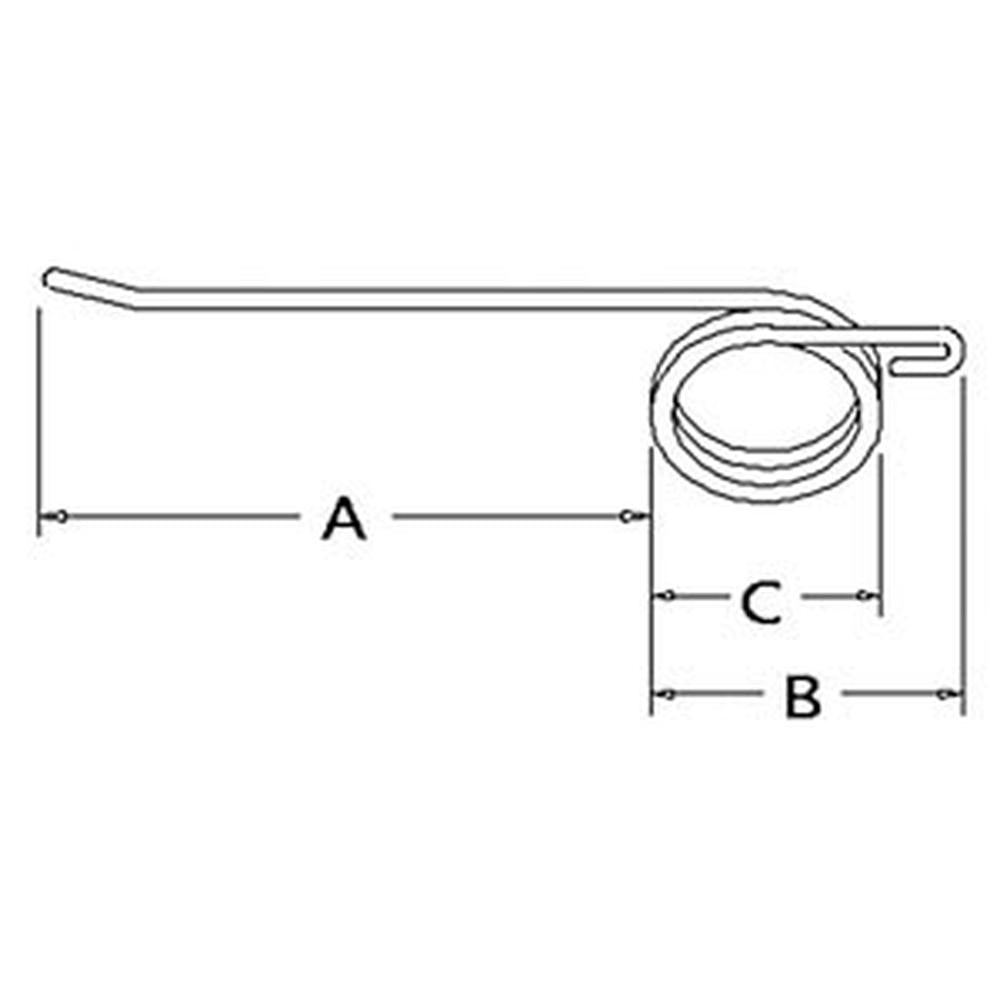 Rake Tooth Fits Case/International Harvester Replaces 457374R1