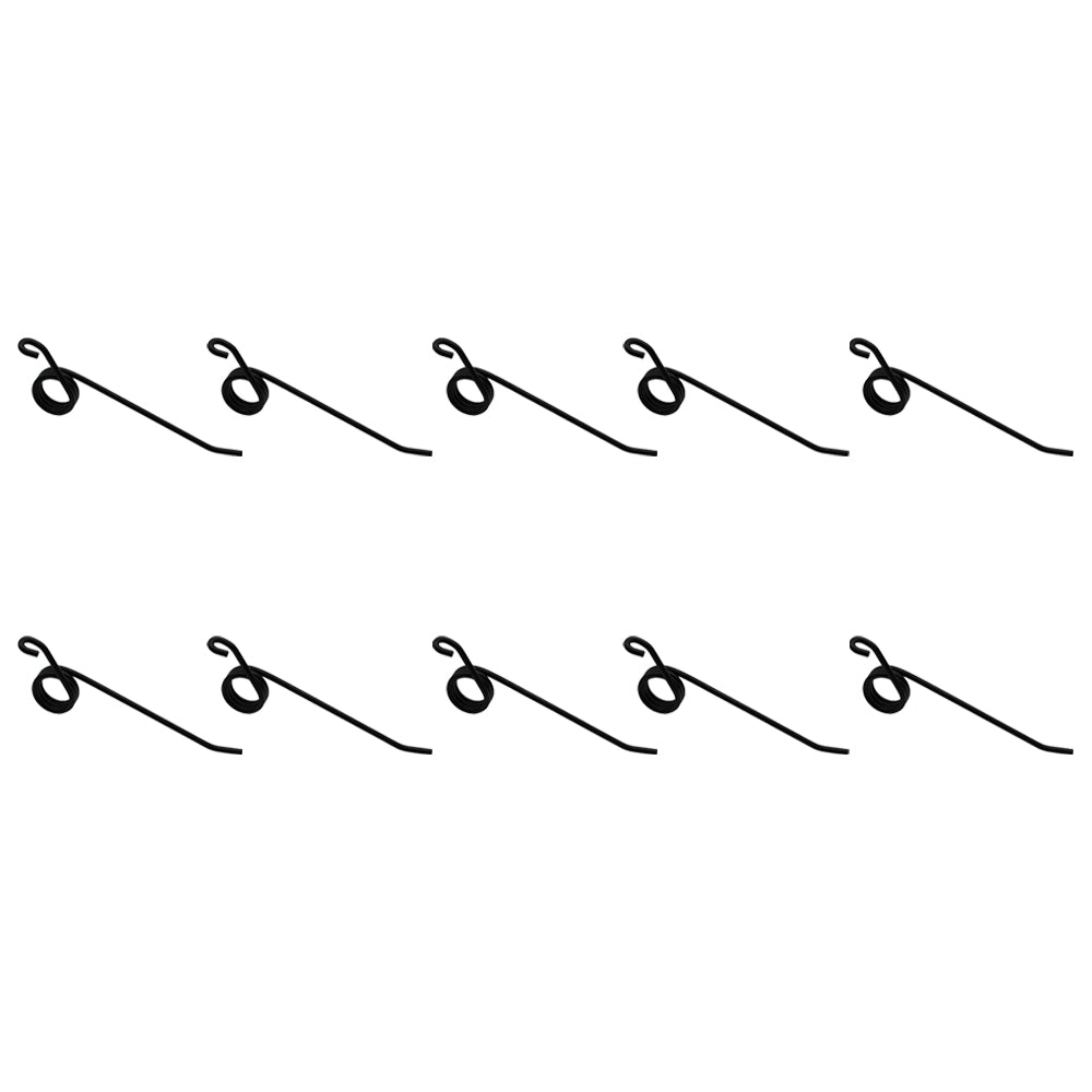 Ten Rake Teeth 7.25" Tine x 1.937" Coil OD MF-1C Wire Fits Massey Ferguson
