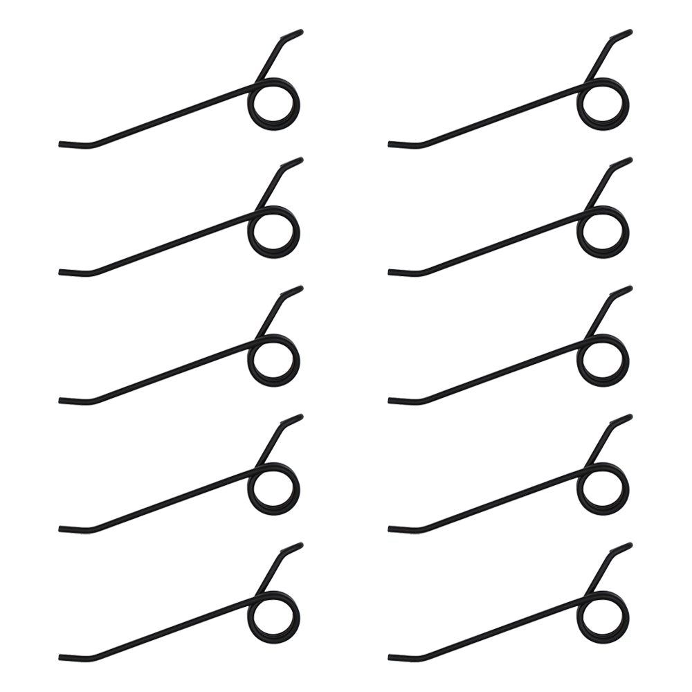 Ten Rake Teeth 7.25" Tine x 1.937" Coil OD MF-1C Wire Fits Massey Ferguson