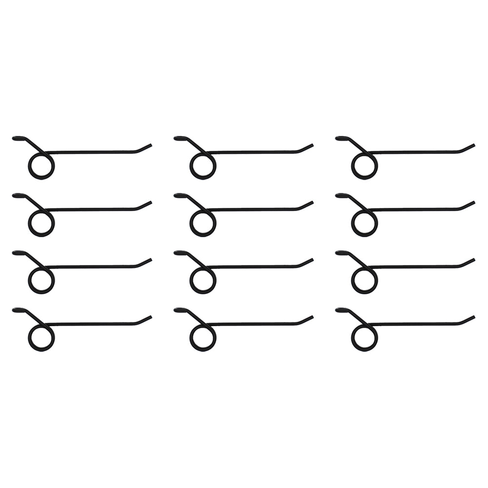 (12) Rake Teeth 7.25" Tine x 1.937" Coil OD MF-1C Wire Fits Massey Ferguson