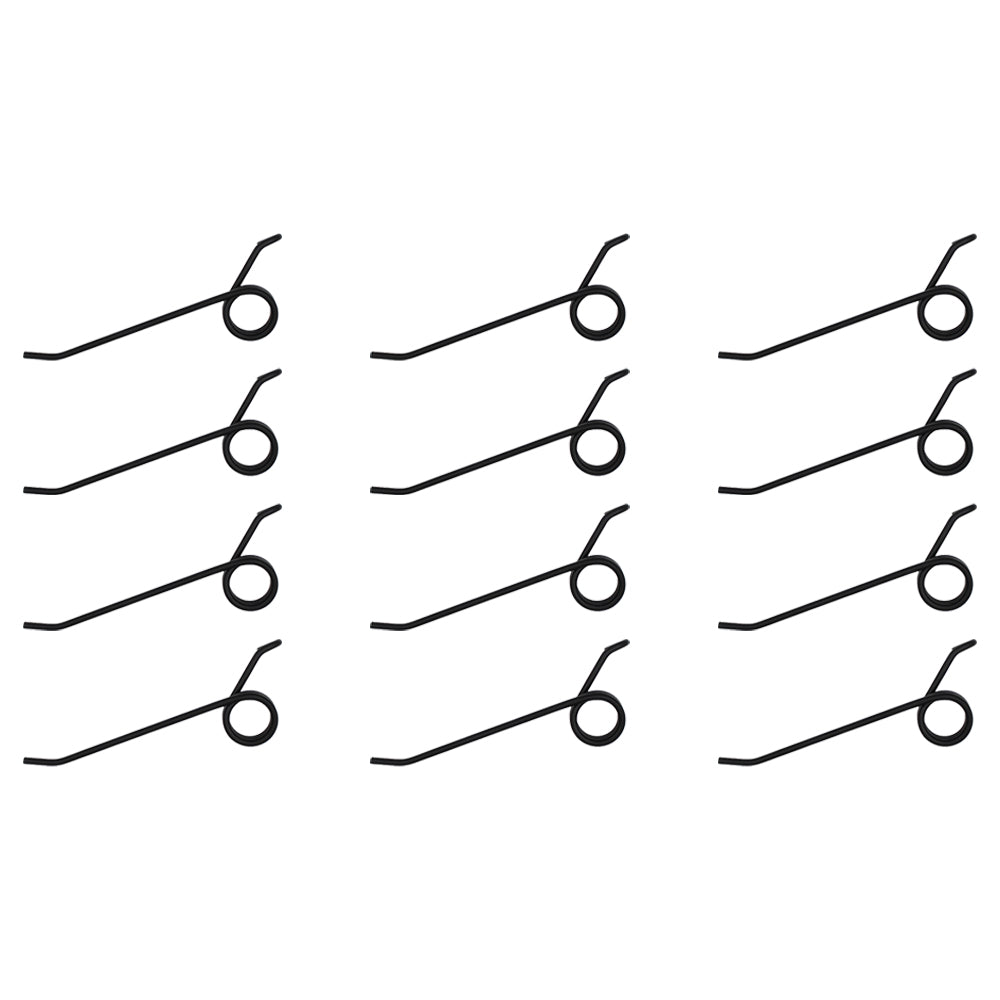 (12) Rake Teeth 7.25" Tine x 1.937" Coil OD MF-1C Wire Fits Massey Ferguson