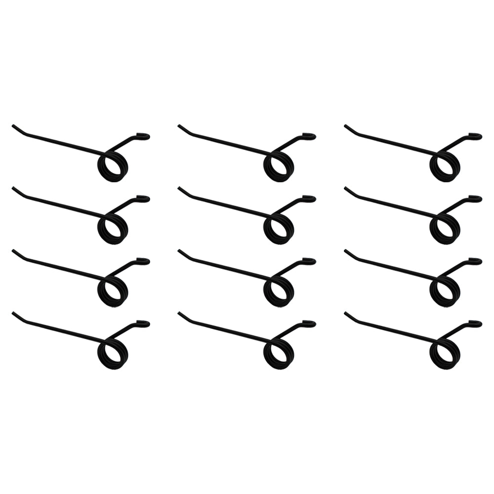 (12) Rake Teeth 7.25" Tine x 1.937" Coil OD MF-1C Wire Fits Massey Ferguson