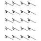 Qty 20: Rake Tooth Fits Massey Ferguson Replaces 667530M1