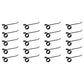 Twenty Rake Teeth 7.25" Tine x 1.937" Coil OD MF-1C Wire Fits Massey Ferguson
