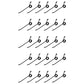 96MF1 (25 Pack) Teeth Fits Massey Ferguson Rake/ Tedder(s) Fits Edcor TEMF1