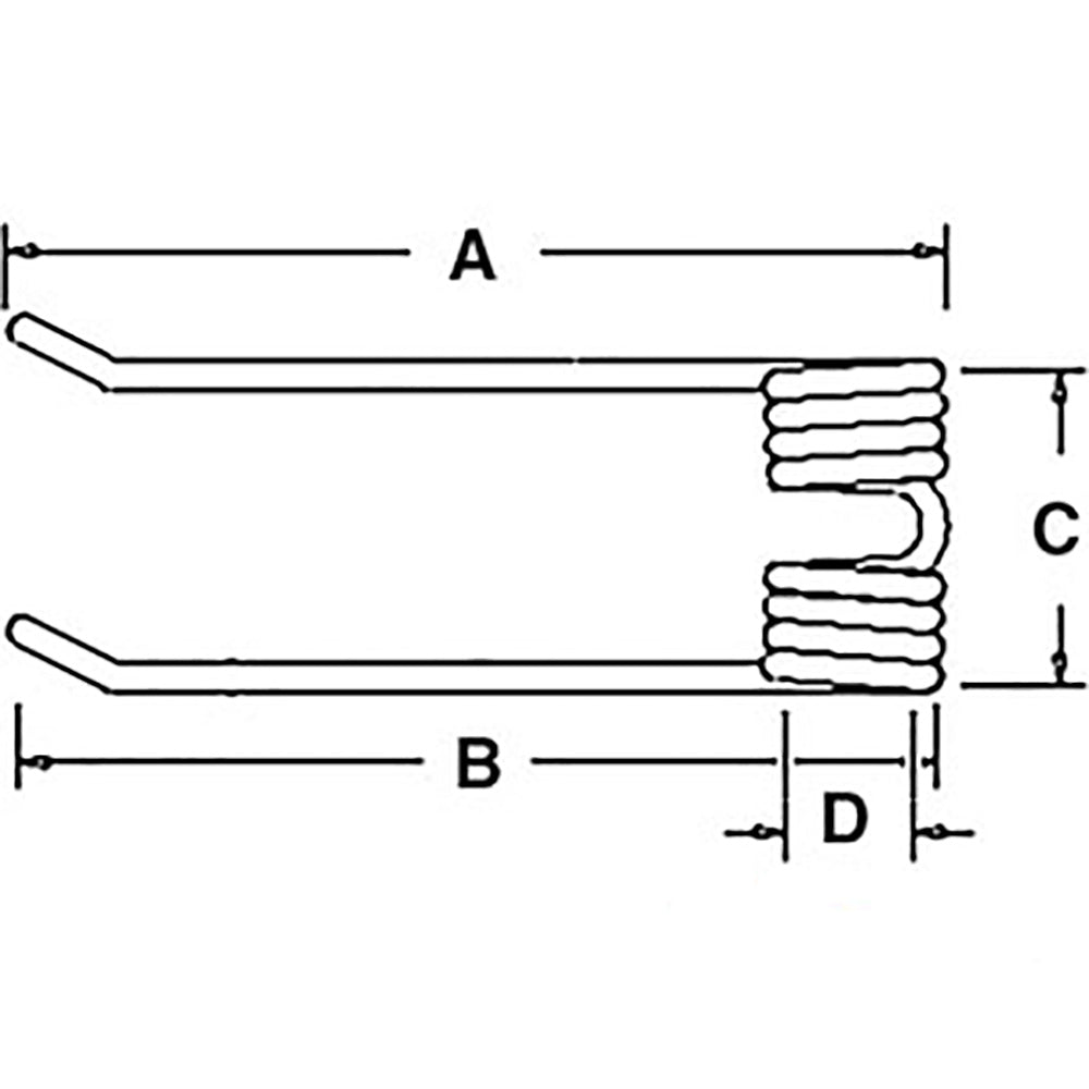 57701701 One Tedder Tooth Fits Kuhn Hay Tedder GA280, GA300, GA301, GA402